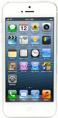 Смартфон Apple iPhone 5 32Gb White & Silver - Лесозаводск